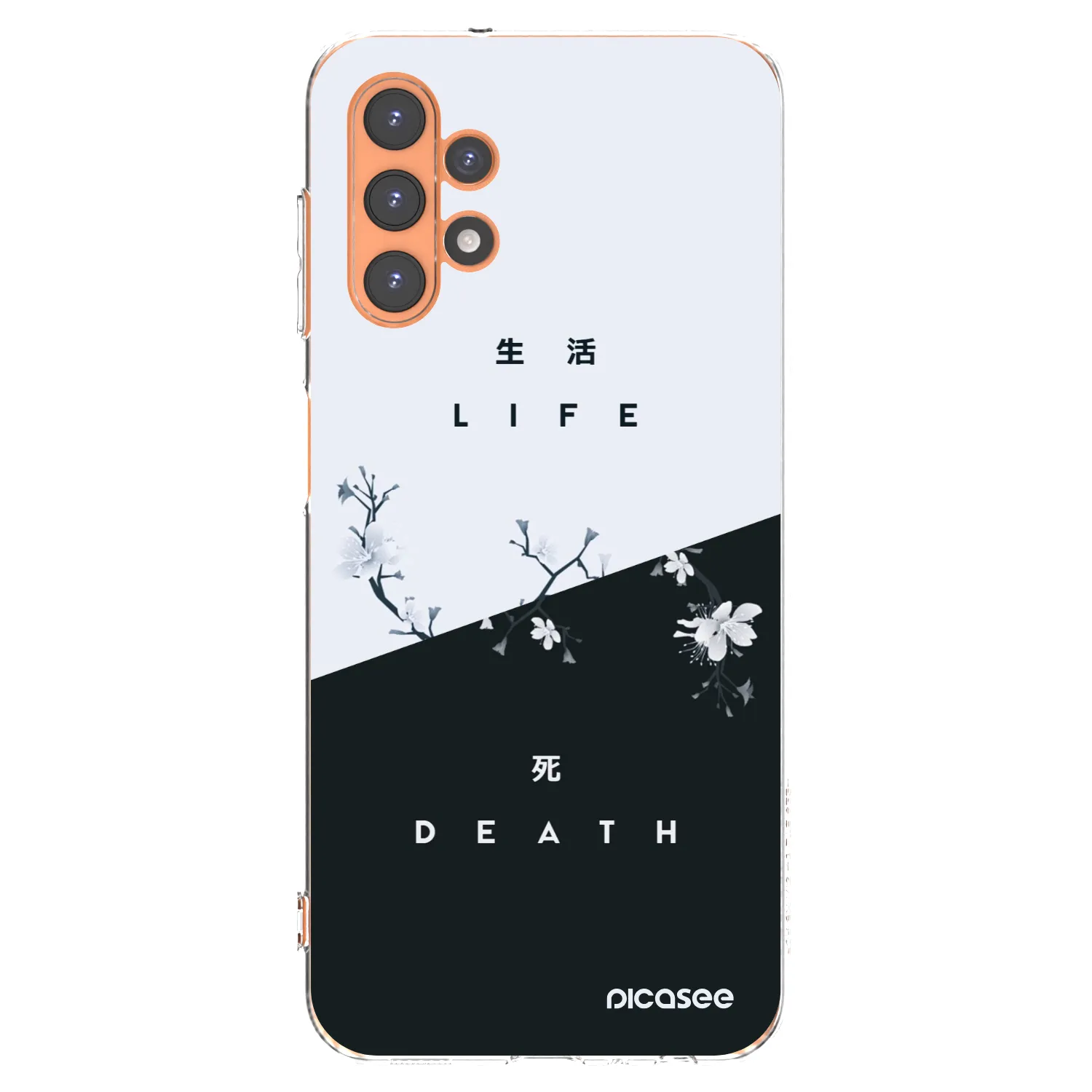 Picasee silikonska prozirna maskica za Samsung Galaxy A13 5G - Life - Death