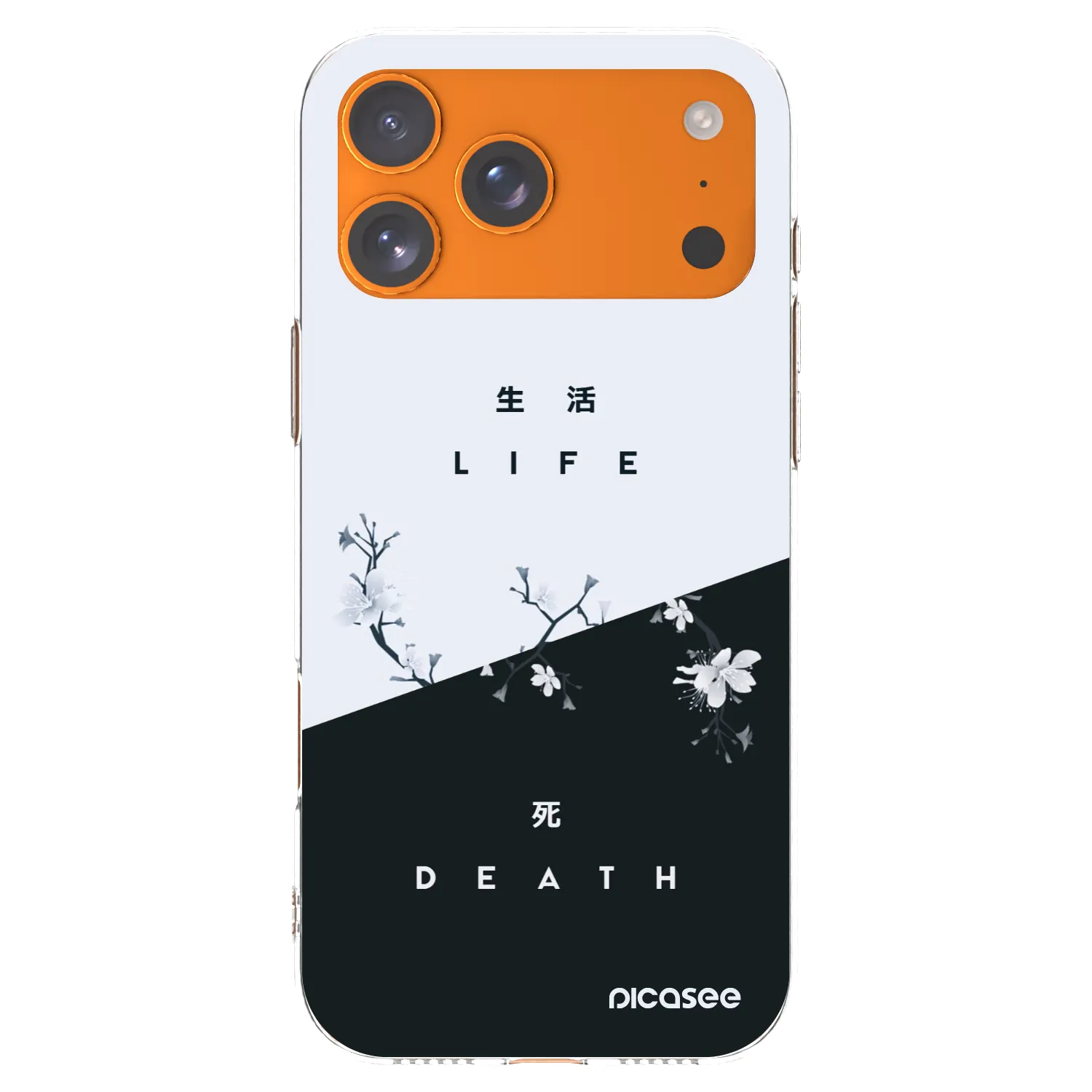 Picasee silikonska prozirna maskica za Apple iPhone 17 Pro Max - Life - Death