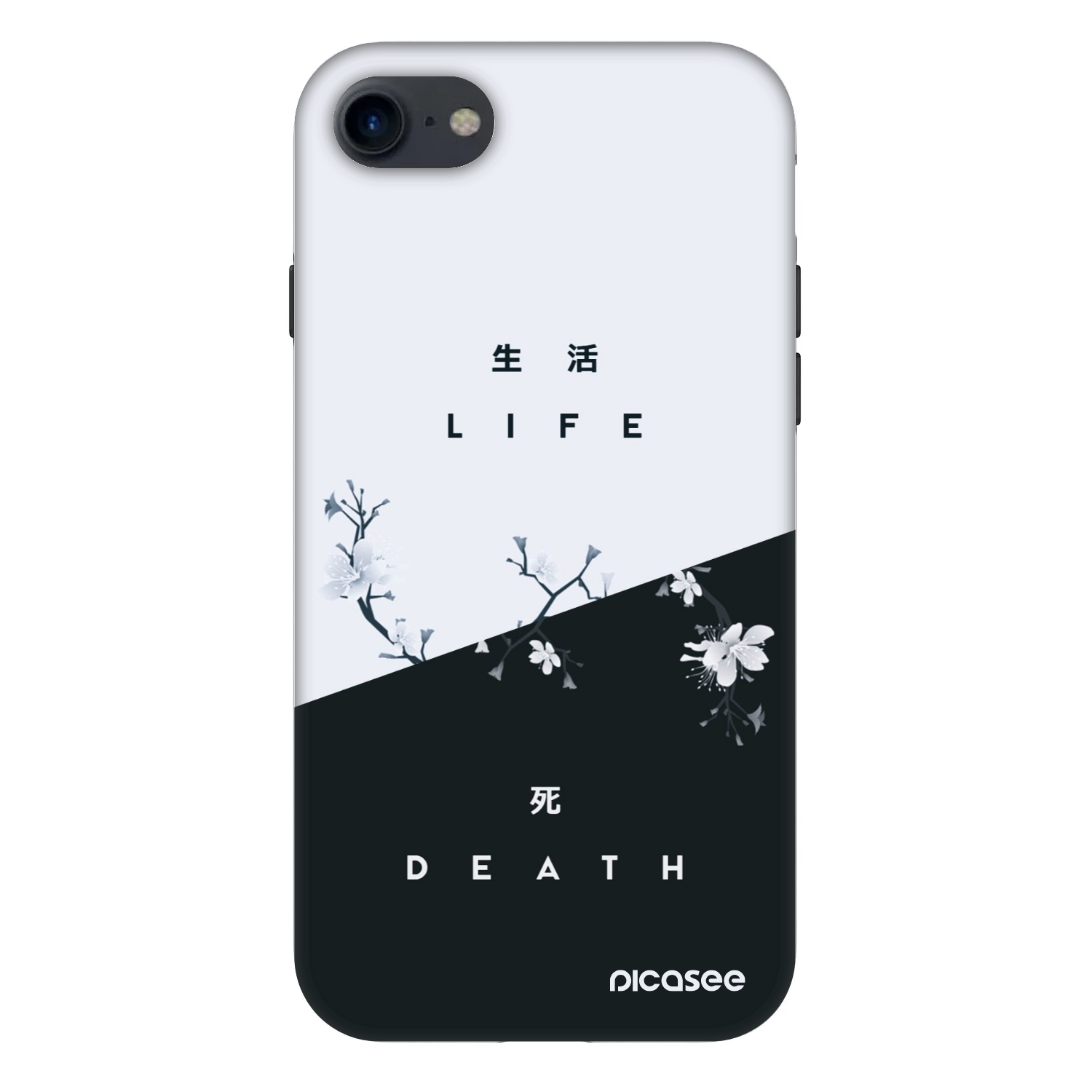 Picasee Fashion Case za Apple iPhone SE 2020 - Life - Death
