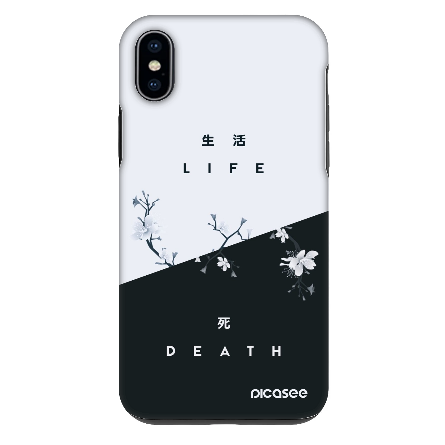 Picasee Fashion Case za Apple iPhone XS Max - Life - Death