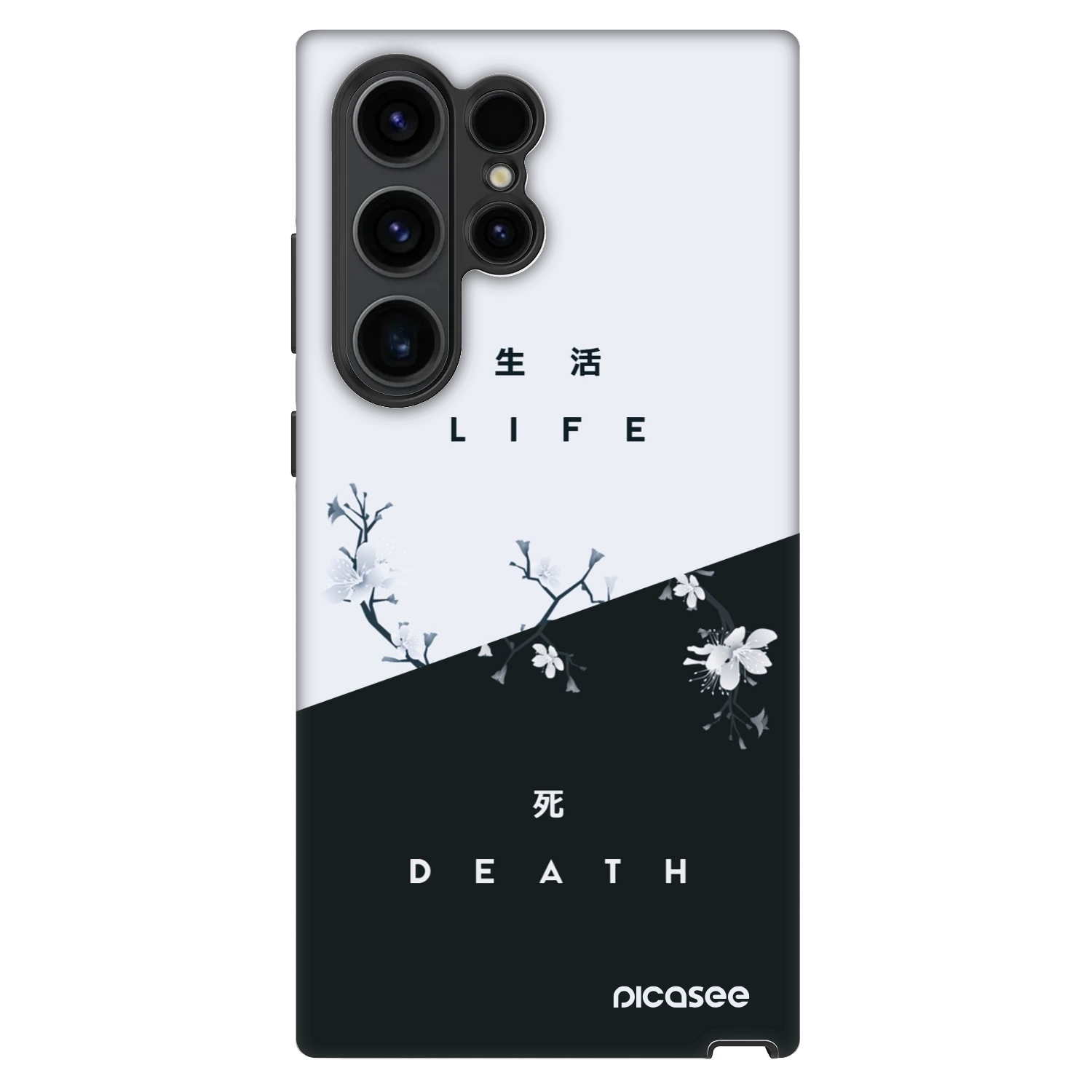 Picasee Fashion Case za Samsung Galaxy S22 Ultra 5G - Life - Death