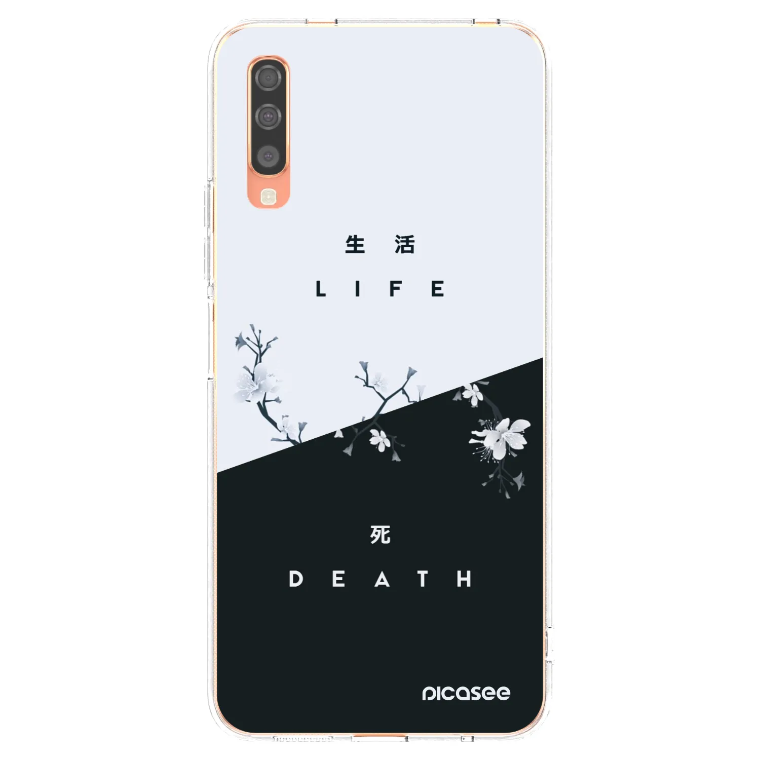Picasee silikonska prozirna maskica za Samsung Galaxy A70 A705F - Life - Death
