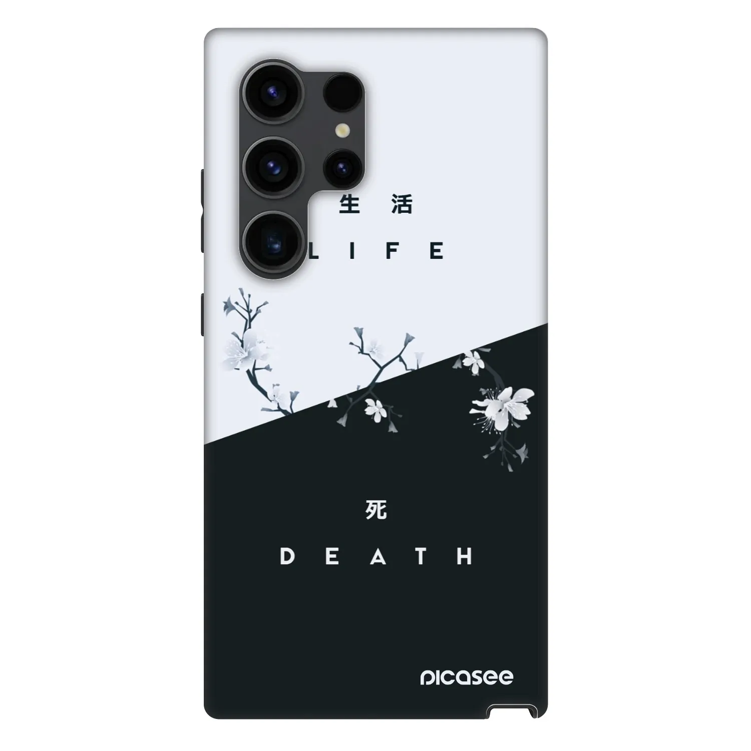 Picasee Fashion Case PowerShare pro Samsung Galaxy S24 Ultra S928B 5G - Life - Death