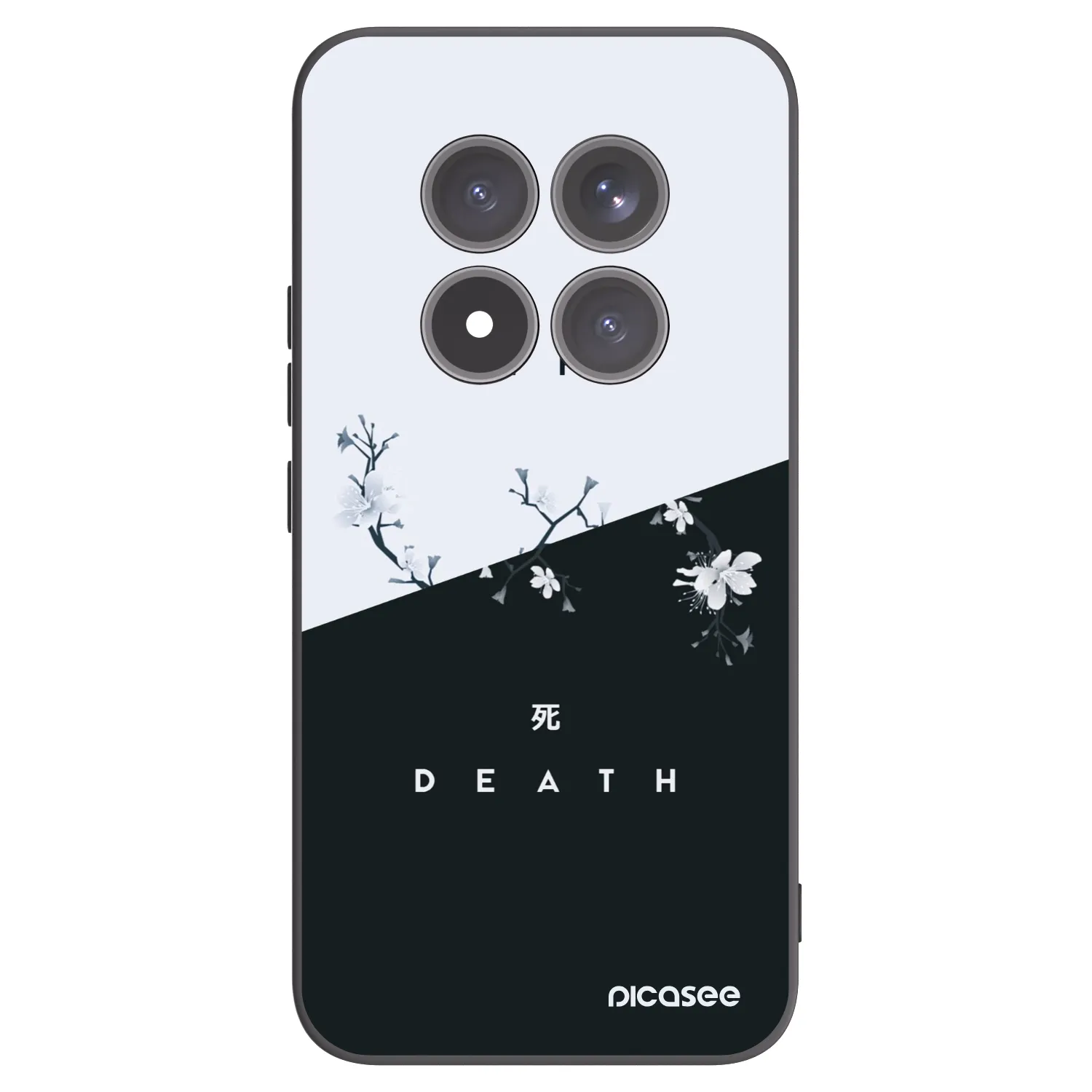 Picasee crna silikonska maskica za Xiaomi Redmi Note 15 Pro+ - Life - Death