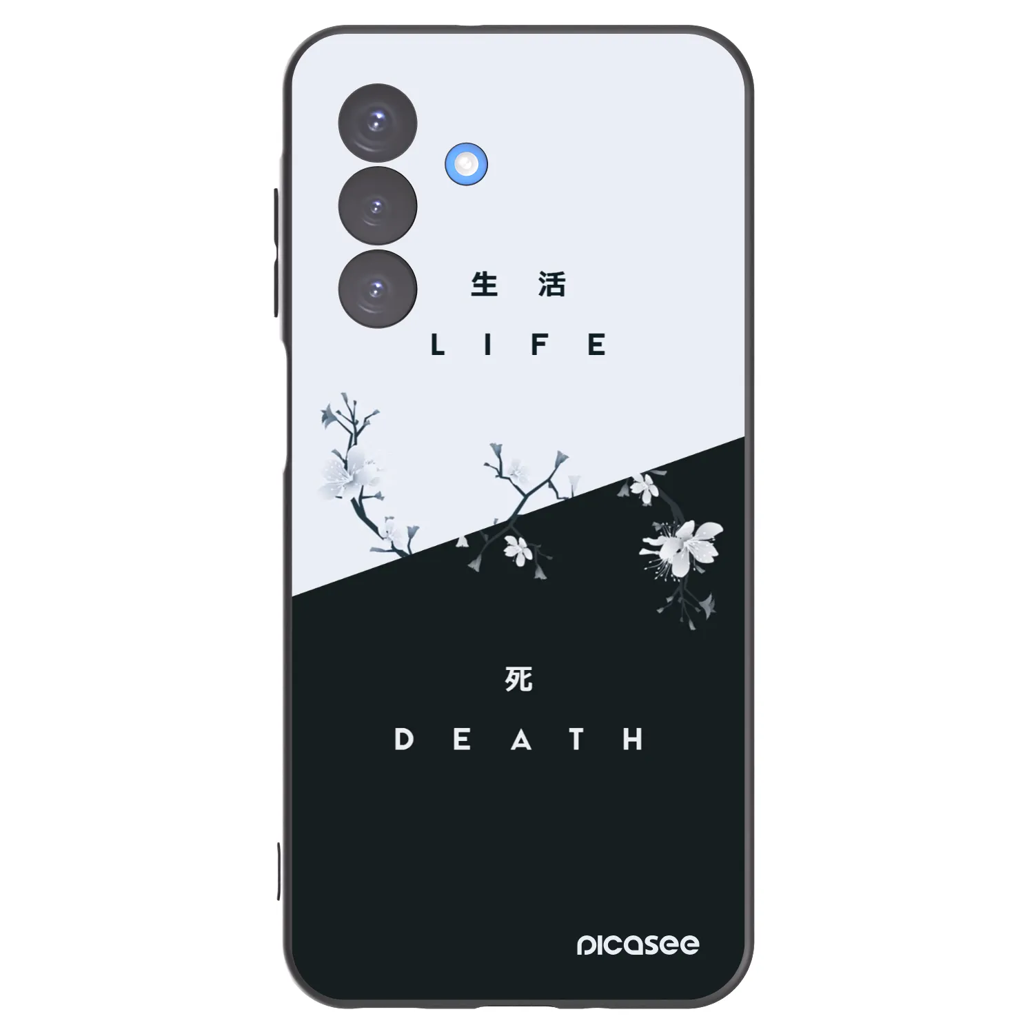 Picasee crna silikonska maskica za Samsung Galaxy A17 5G - Life - Death