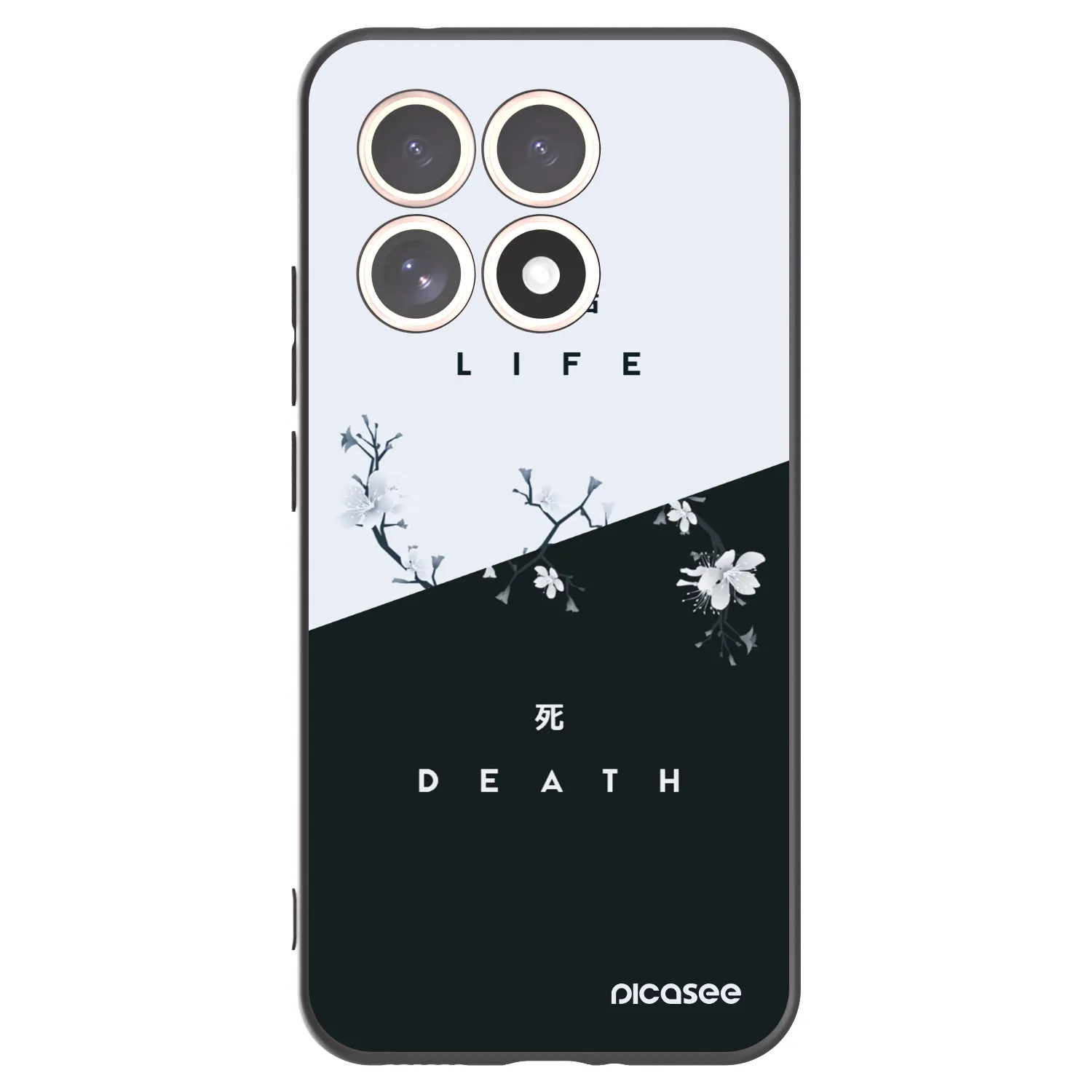 Picasee crna silikonska maskica za Xiaomi 15T - Life - Death