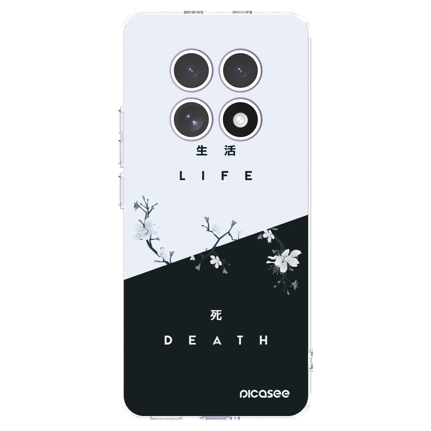 Picasee silikonska prozirna maskica za Xiaomi Redmi Note 15 - Life - Death