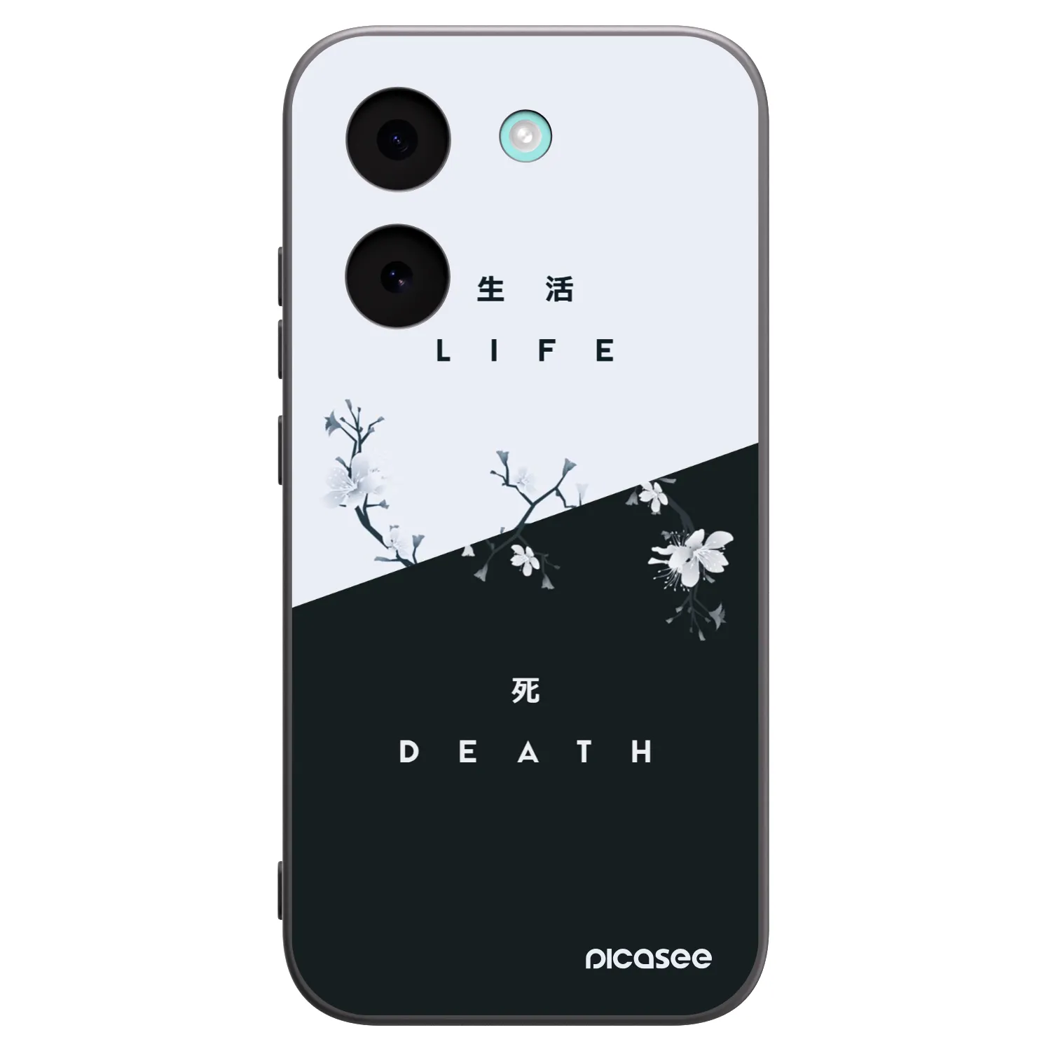 Picasee crna silikonska maskica za Xiaomi Poco X8 Pro - Life - Death