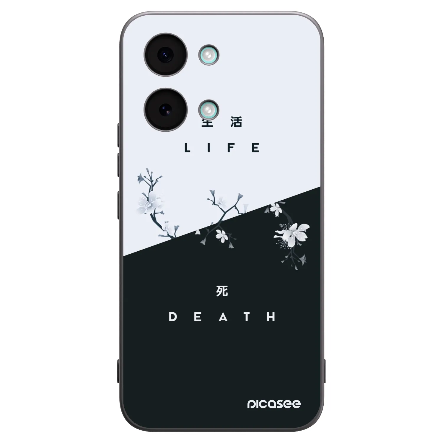 Picasee crna silikonska maskica za Xiaomi Poco X8 Pro Max - Life - Death