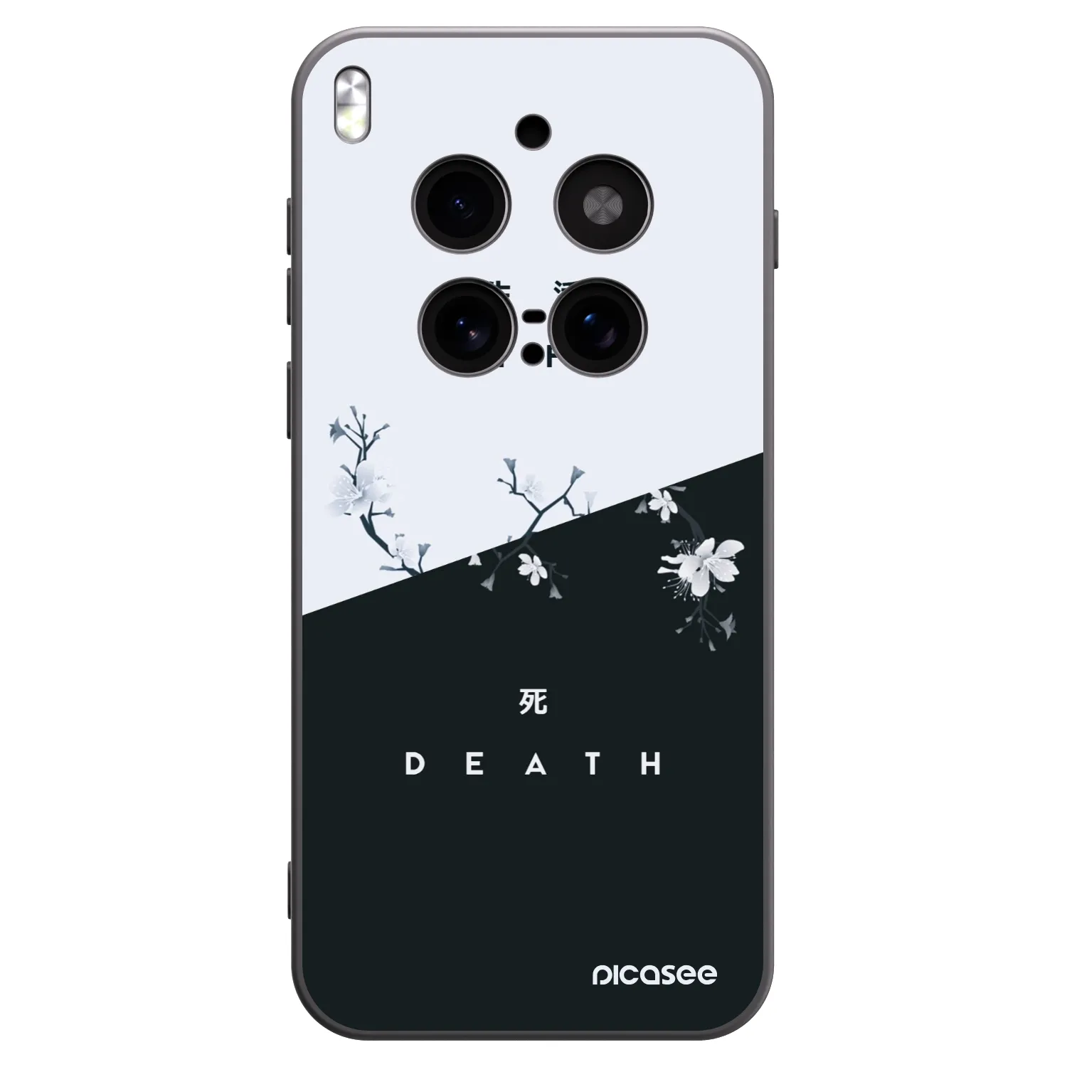 Picasee crna silikonska maskica za Vivo X300 Pro - Life - Death