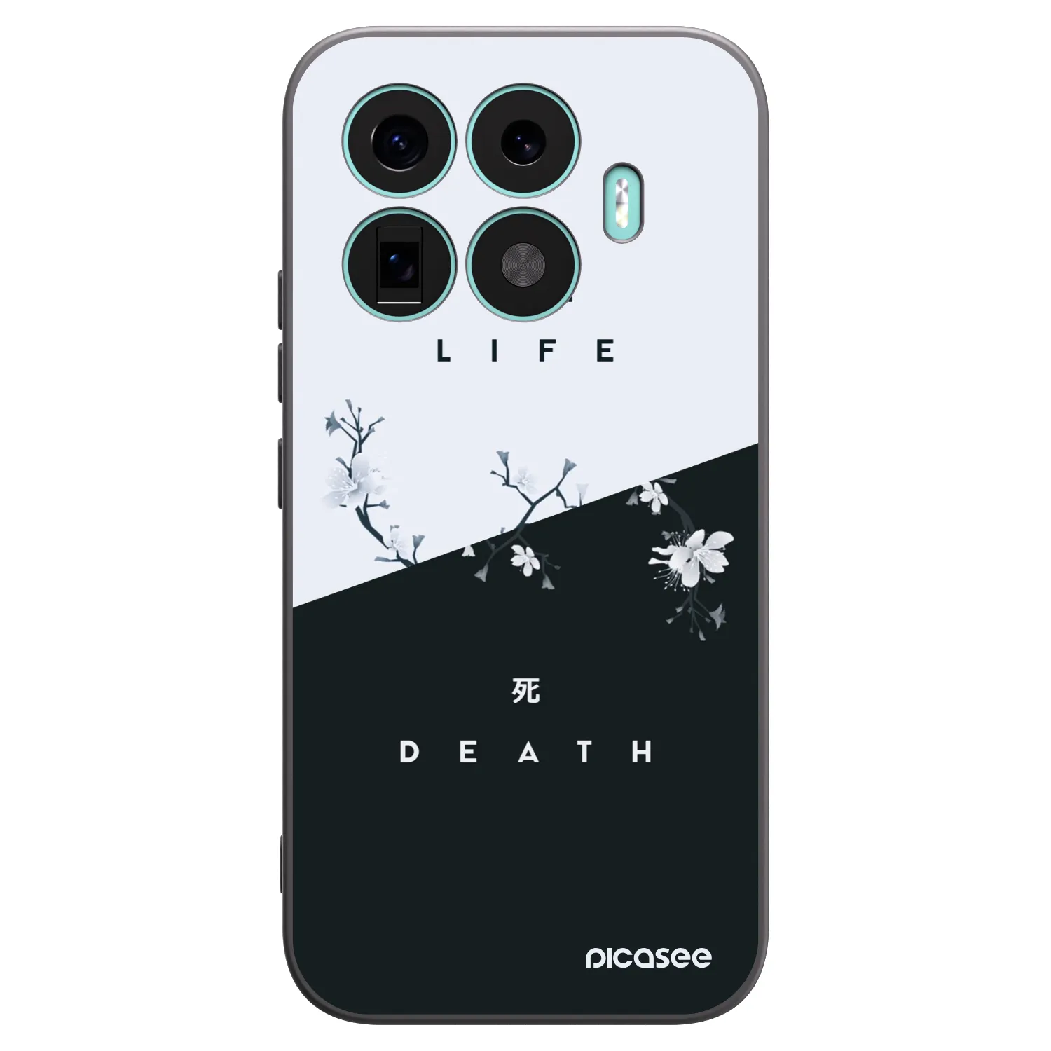 Picasee crna silikonska maskica za Xiaomi 17T - Life - Death