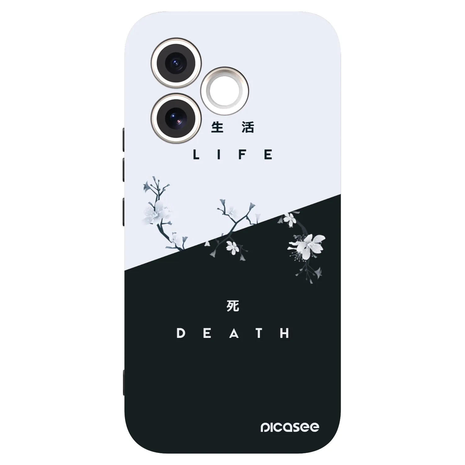 Picasee crna silikonska maskica za Honor 600 Lite - Life - Death