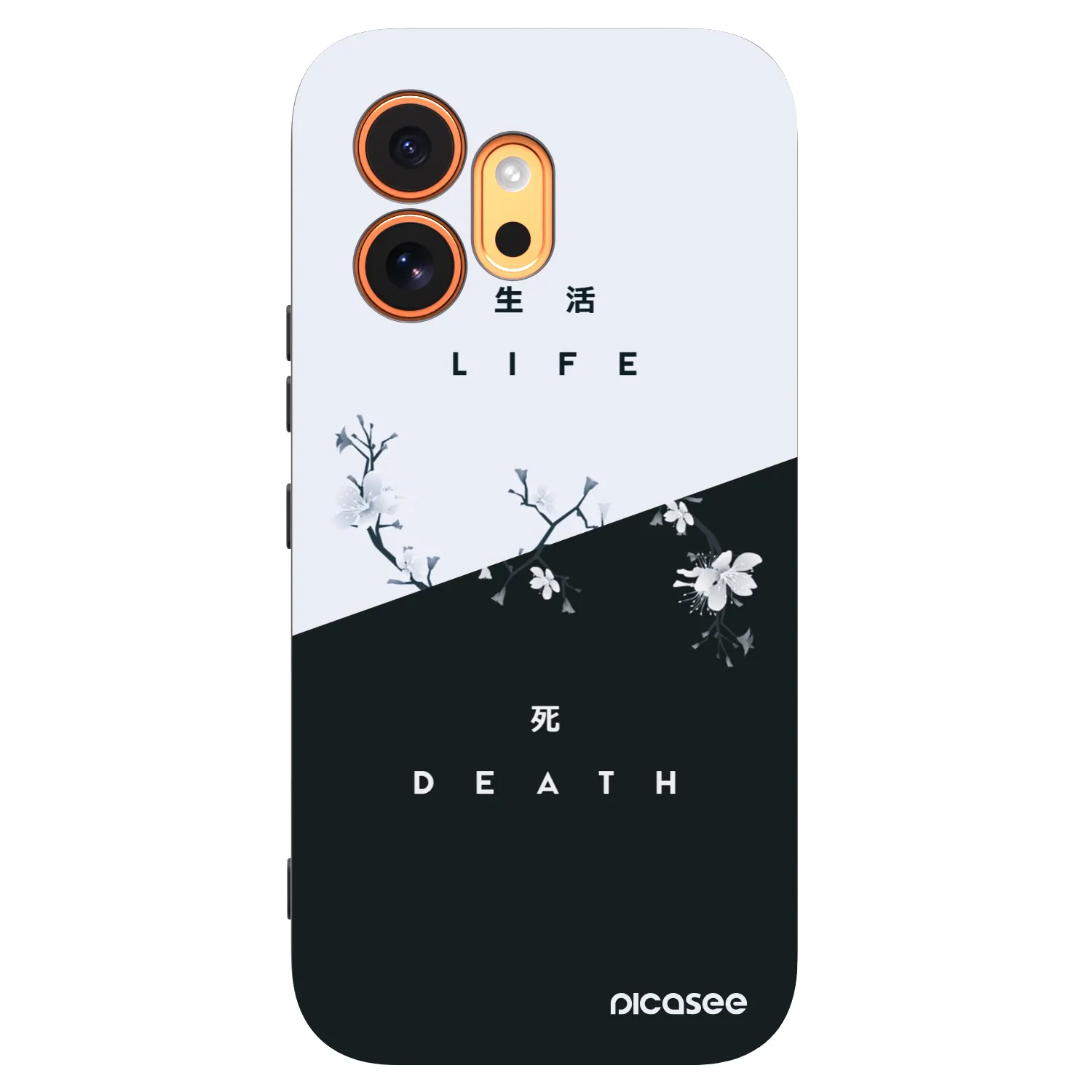 Picasee crna silikonska maskica za Honor 600 - Life - Death