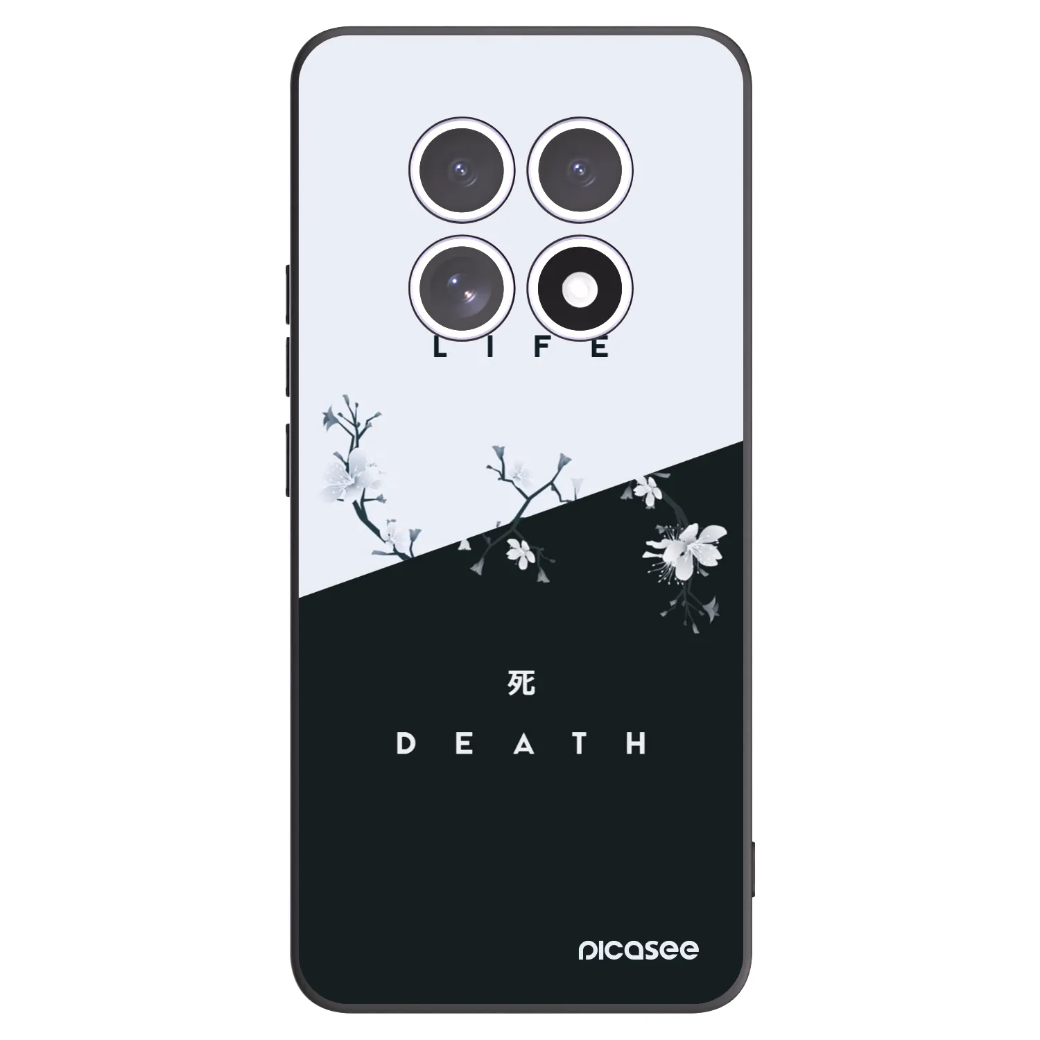 Picasee crna silikonska maskica za Xiaomi Redmi Note 15 5G - Life - Death