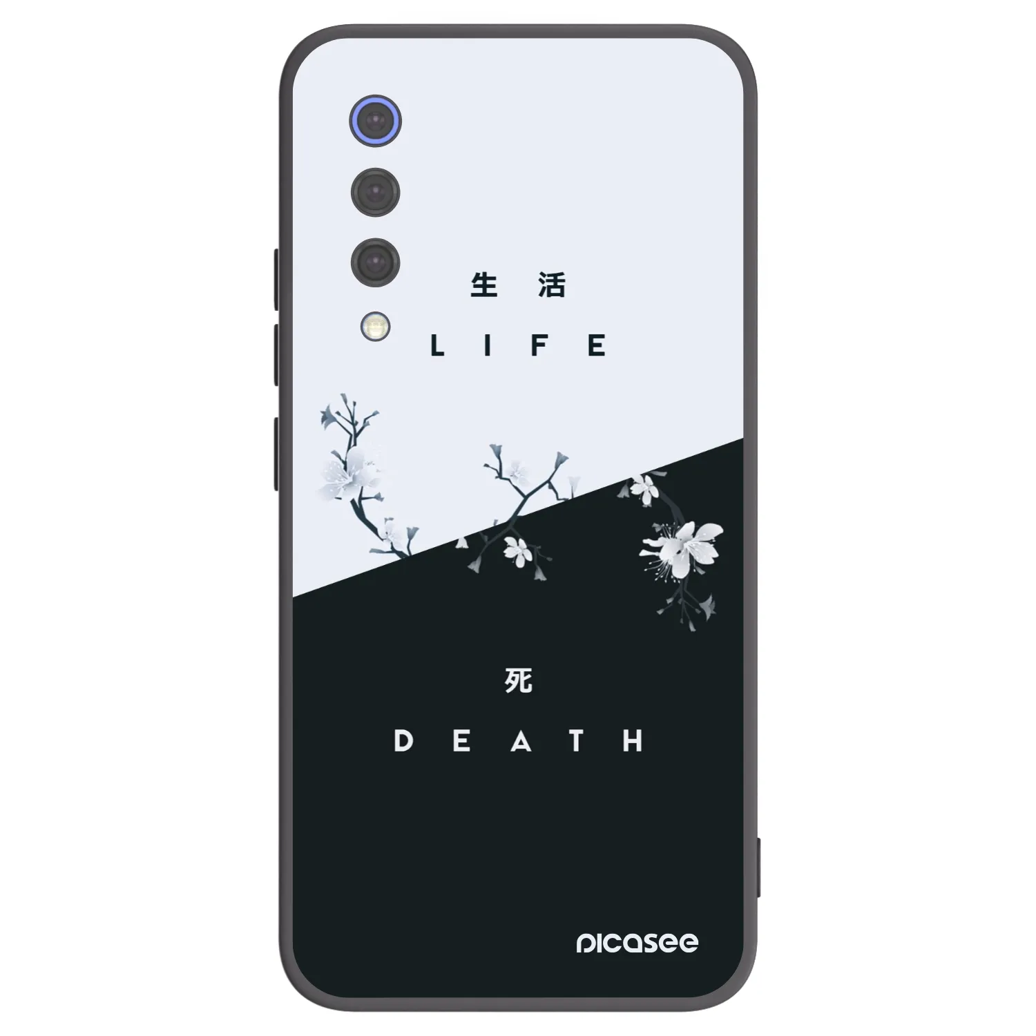 Picasee crna silikonska maskica za Xiaomi Mi 9 SE - Life - Death