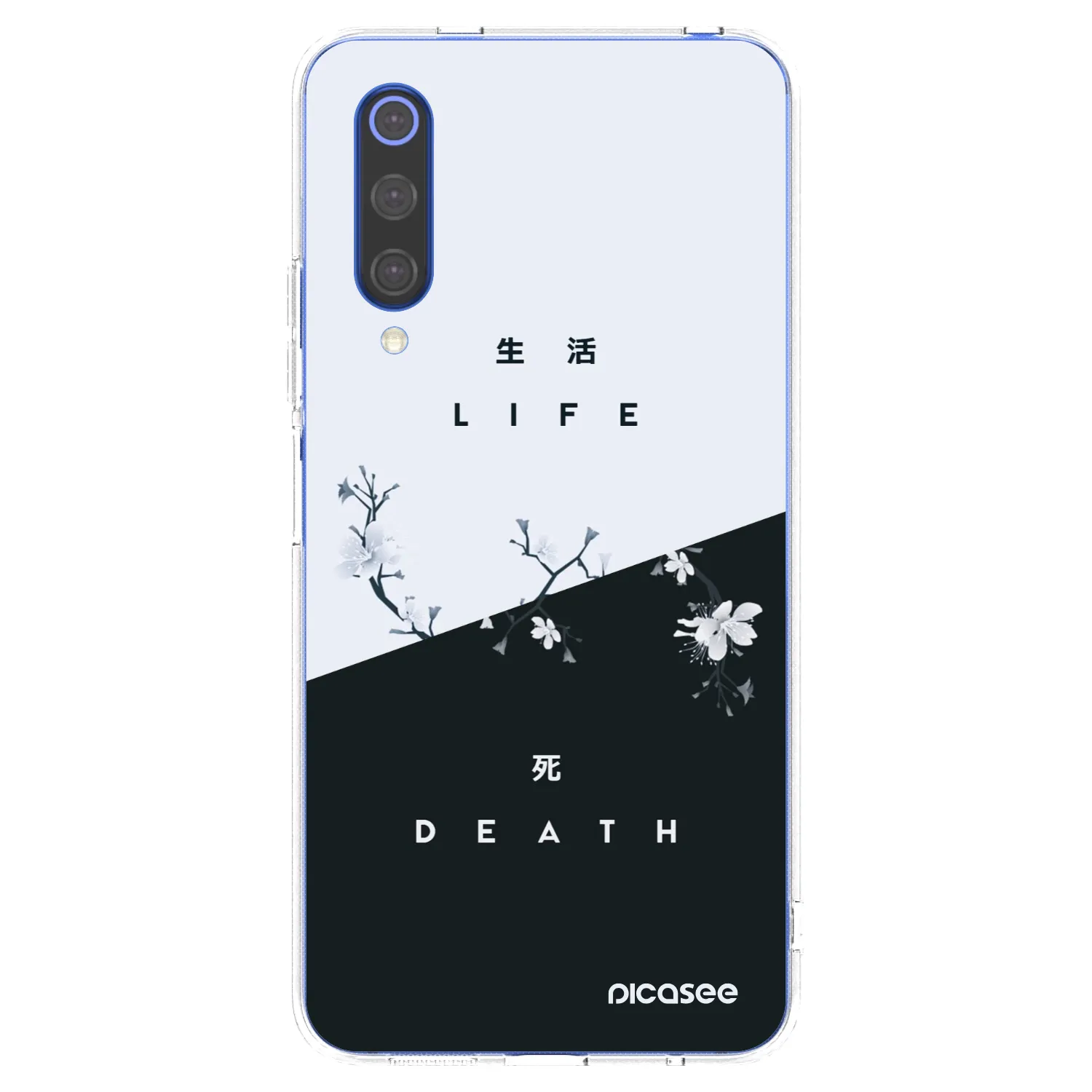 Picasee silikonska prozirna maskica za Xiaomi Mi 9 SE - Life - Death