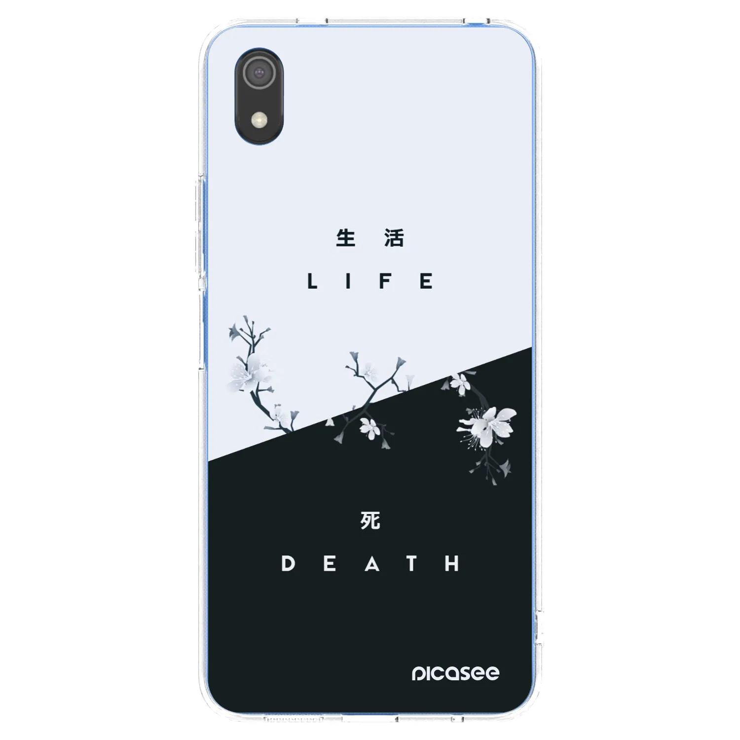 Picasee silikonska prozirna maskica za Xiaomi Redmi 7A - Life - Death
