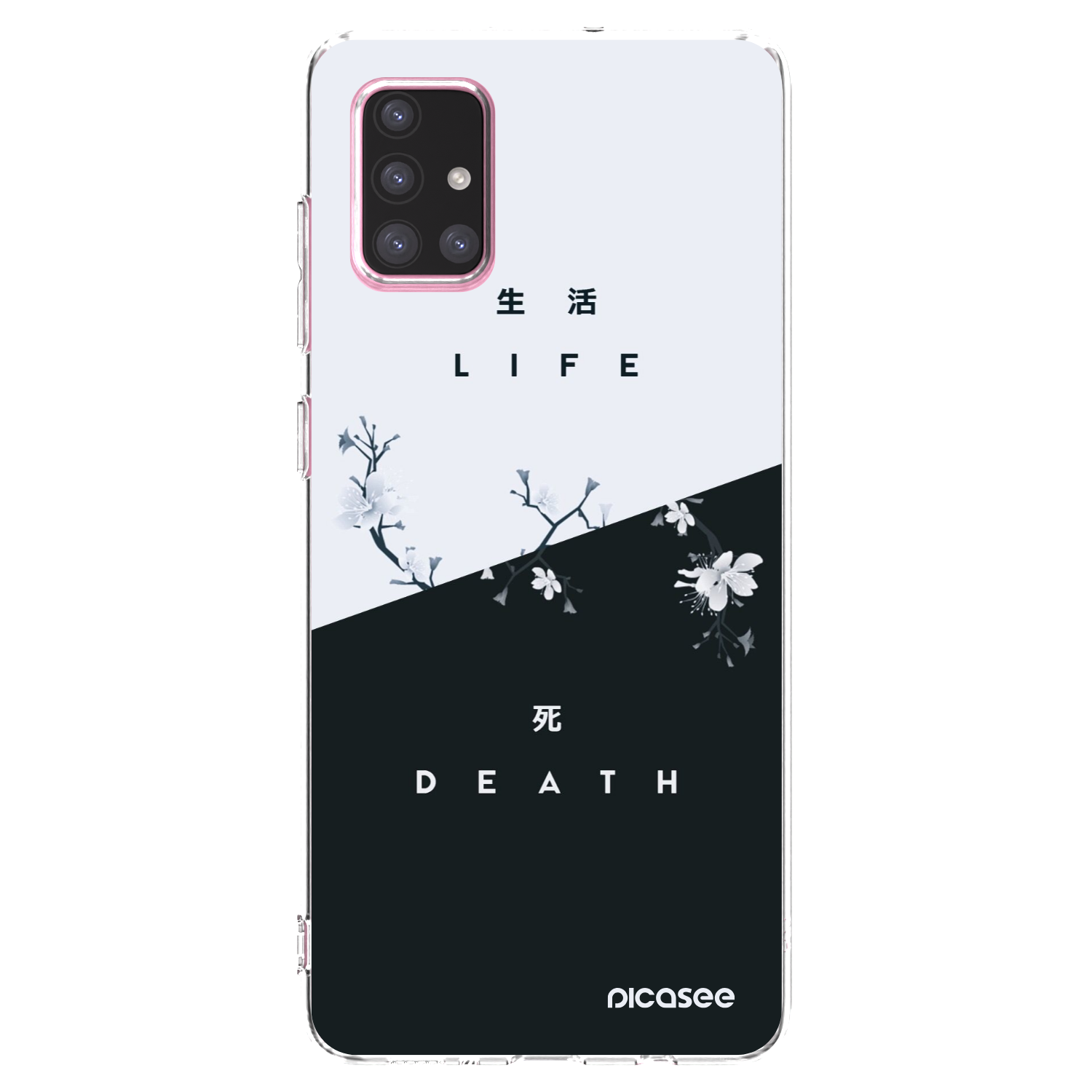 Picasee silikonska prozirna maskica za Samsung Galaxy A71 A715F - Life - Death