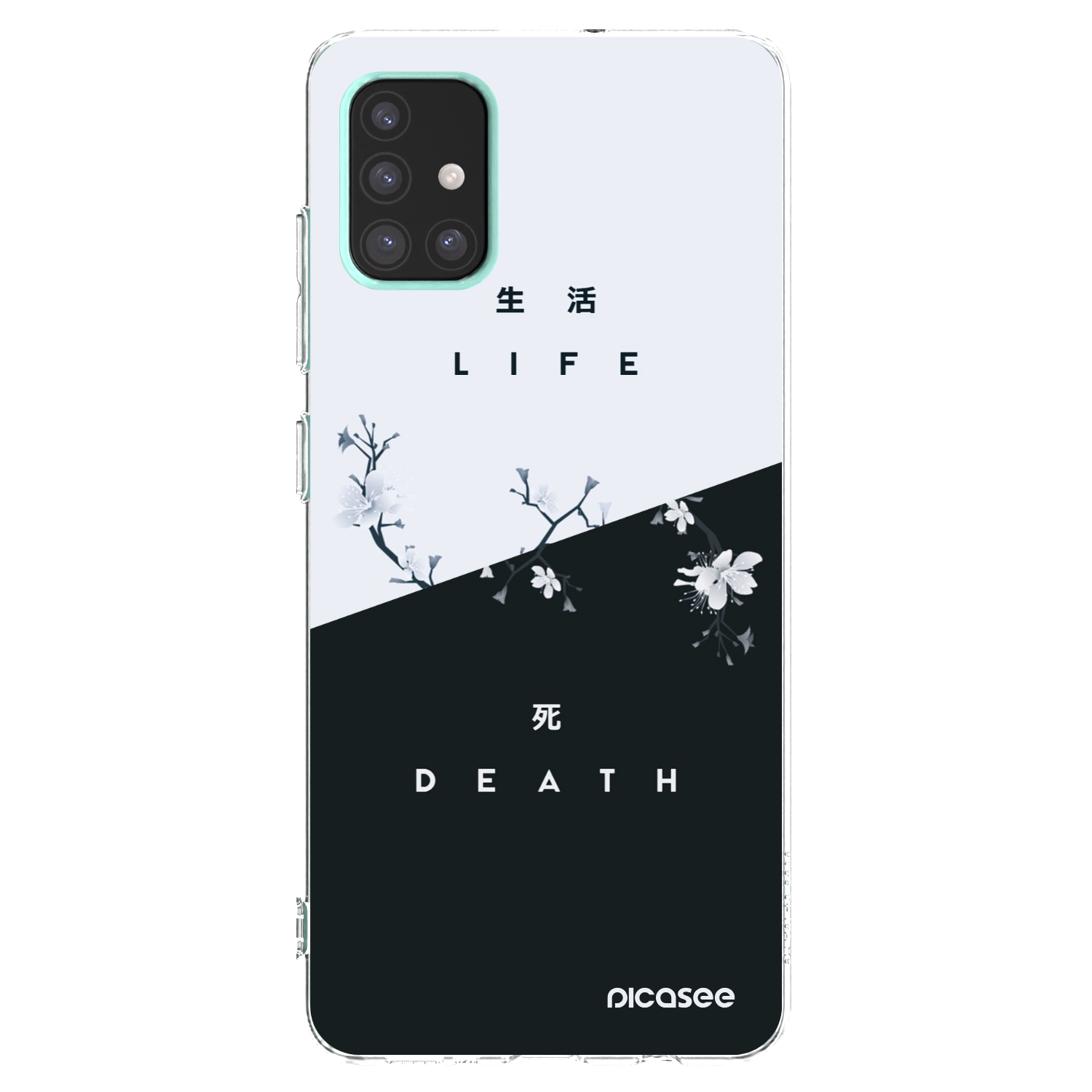 Picasee silikonska prozirna maskica za Samsung Galaxy A51 A515F - Life - Death