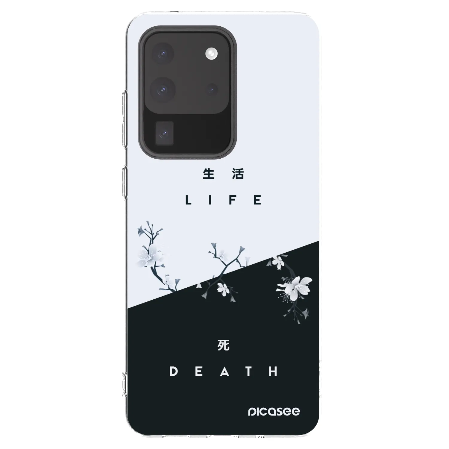 Picasee silikonska prozirna maskica za Samsung Galaxy S20 Ultra 5G G988F - Life - Death