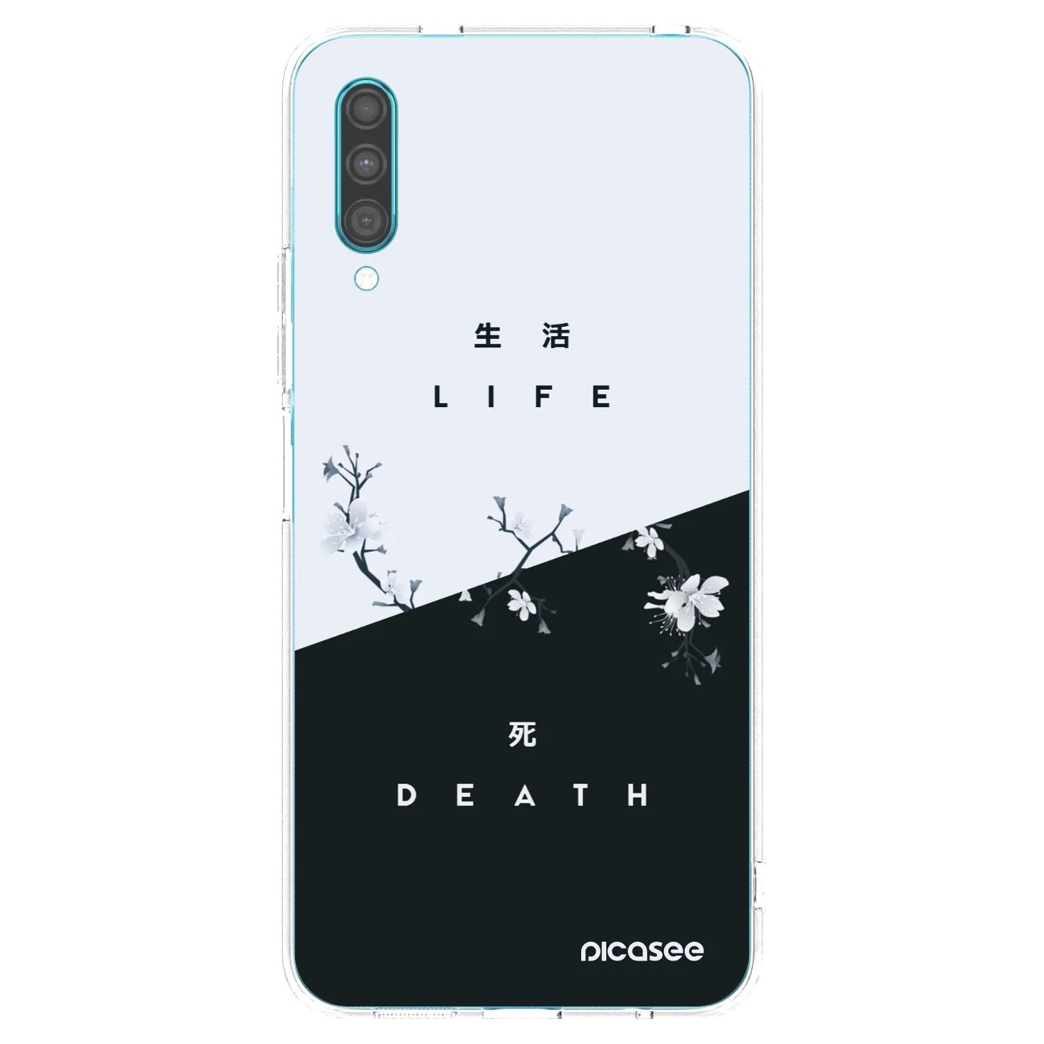 Picasee silikonska prozirna maskica za Samsung Galaxy A30s A307F - Life - Death