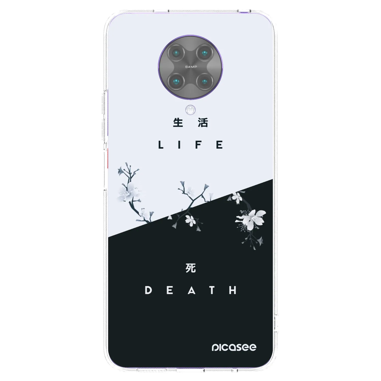 Picasee silikonska prozirna maskica za Xiaomi Poco F2 Pro - Life - Death