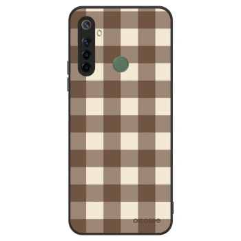 Maskica za Realme 6i - Brown grid