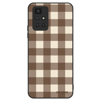 Maskica za Xiaomi Redmi 10 - Brown grid