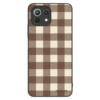 Maskica za Xiaomi 11 Lite 5G NE - Brown grid
