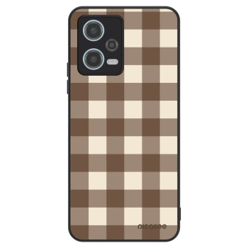 Maskica za Xiaomi Redmi Note 12 5G - Brown grid