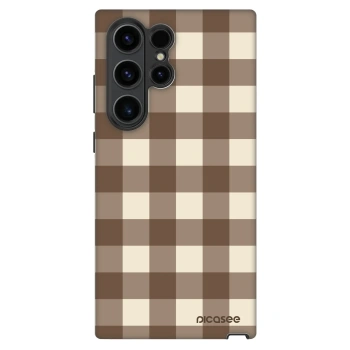 Maskica za Samsung Galaxy S23 Ultra 5G - Brown grid