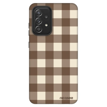 Maskica za Samsung Galaxy A52 5G A525F - Brown grid