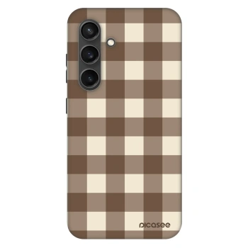 Maskica za Samsung Galaxy S24 S921B 5G - Brown grid