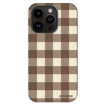 Maskica za Apple iPhone 14 Pro - Brown grid
