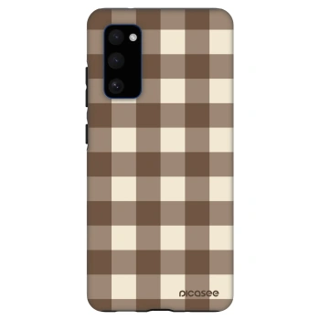 Maskica za Samsung Galaxy S20 FE - Brown grid