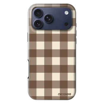 Maskica za Apple iPhone 18 Pro Max - Brown grid