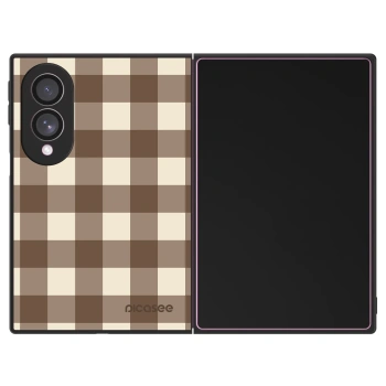 Maskica za Samsung Galaxy Z Fold8 5G - Brown grid