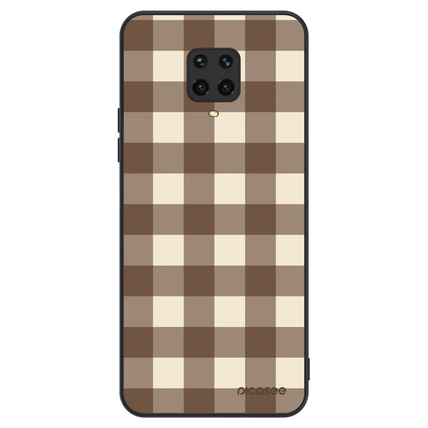 Picasee ULTIMATE CASE za Xiaomi Redmi Note 9 Pro - Brown grid