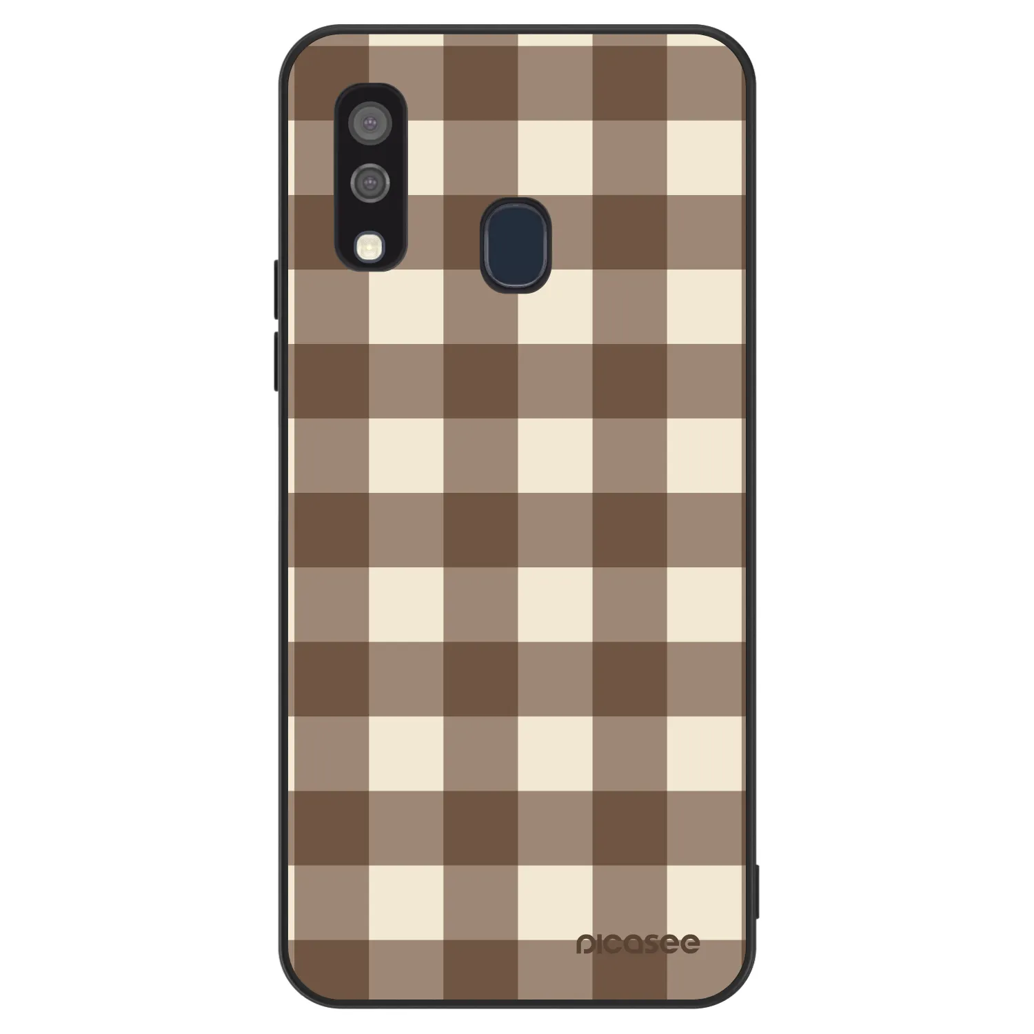 Picasee ULTIMATE CASE za Samsung Galaxy A40 A405F - Brown grid