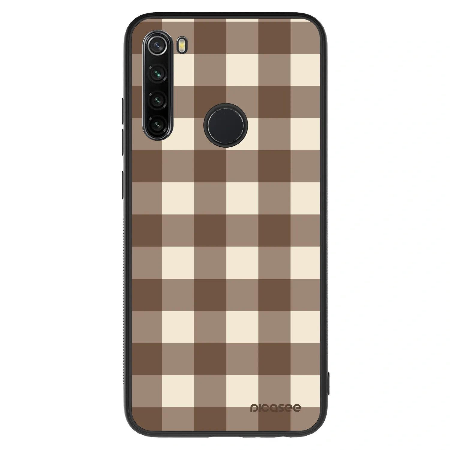 Picasee ULTIMATE CASE za Xiaomi Redmi Note 8 - Brown grid