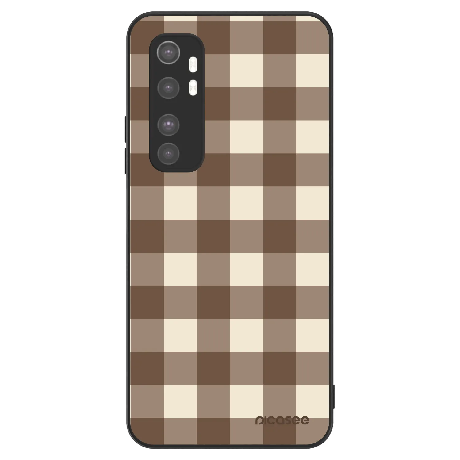 Picasee ULTIMATE CASE za Xiaomi Mi Note 10 Lite - Brown grid