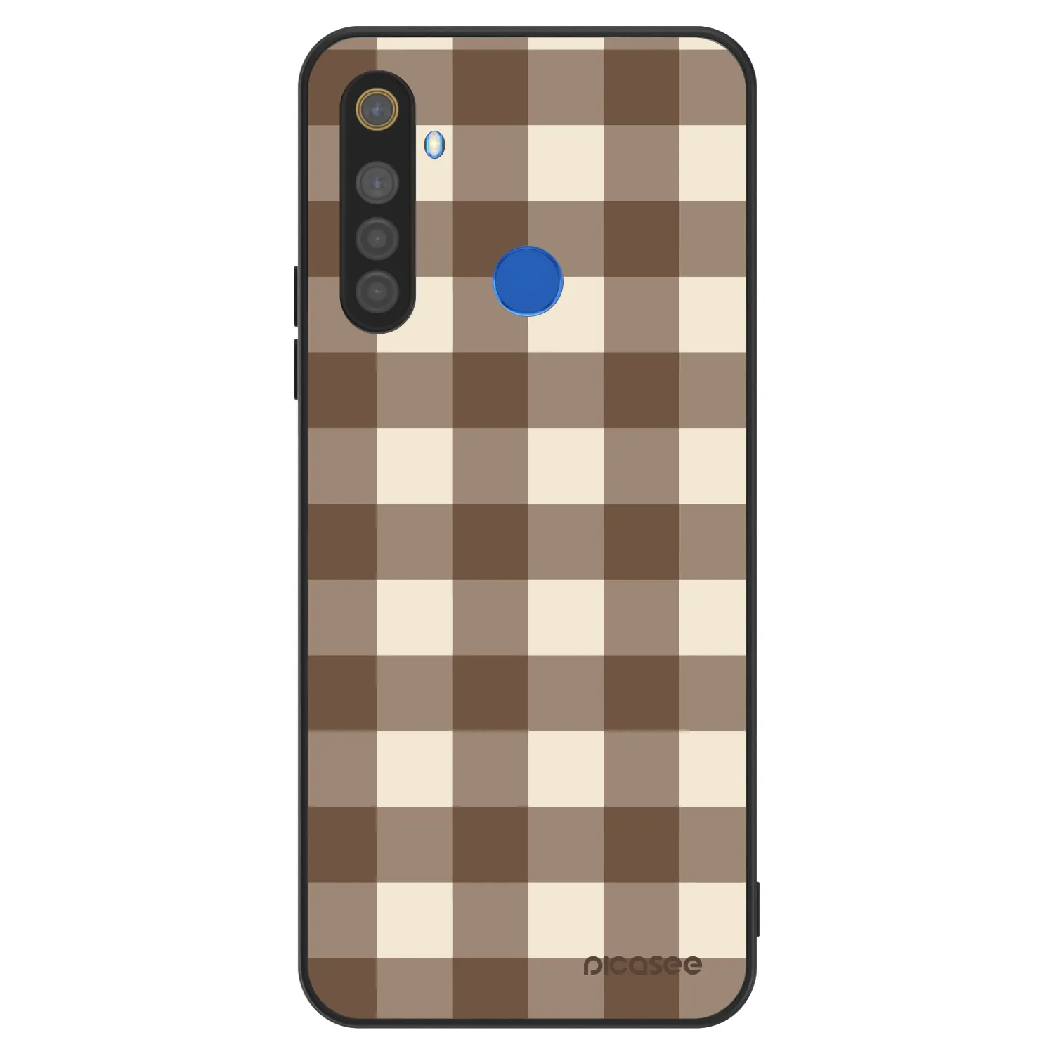 Picasee ULTIMATE CASE za Realme 5 - Brown grid