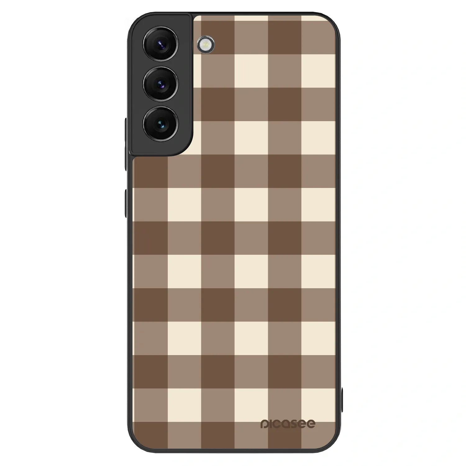 Picasee ULTIMATE CASE za Samsung Galaxy S22+ 5G - Brown grid