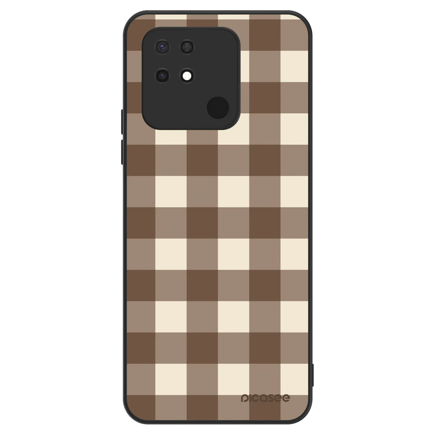 Picasee ULTIMATE CASE za Xiaomi Redmi 10C - Brown grid
