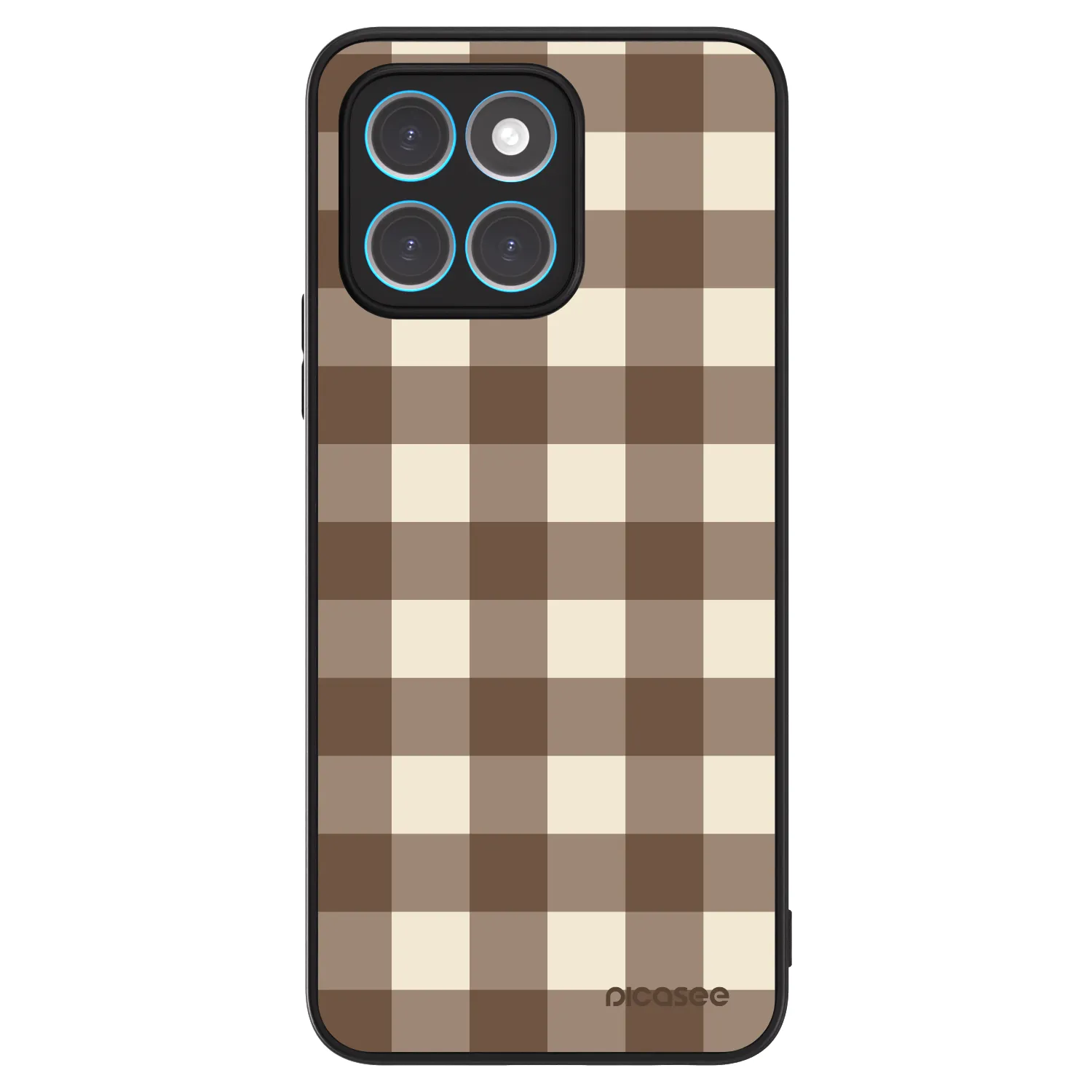 Picasee ULTIMATE CASE za Honor X8 4G - Brown grid