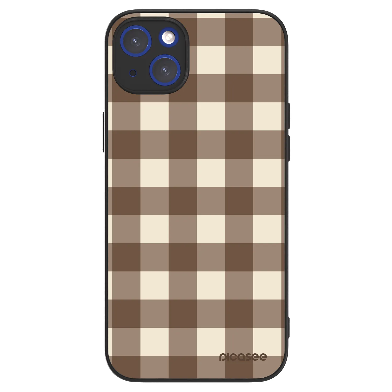 Picasee ULTIMATE CASE za Apple iPhone 14 Plus - Brown grid