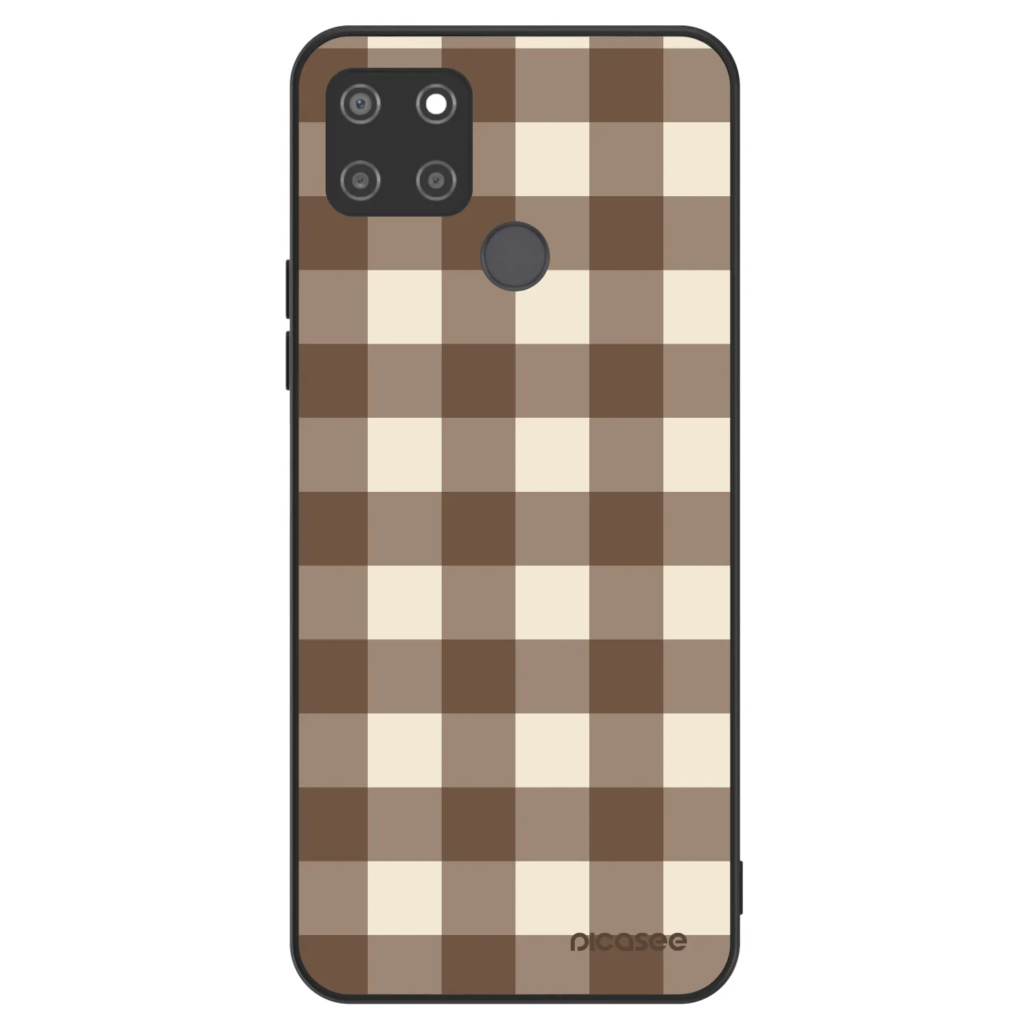 Picasee ULTIMATE CASE za Realme C21Y - Brown grid