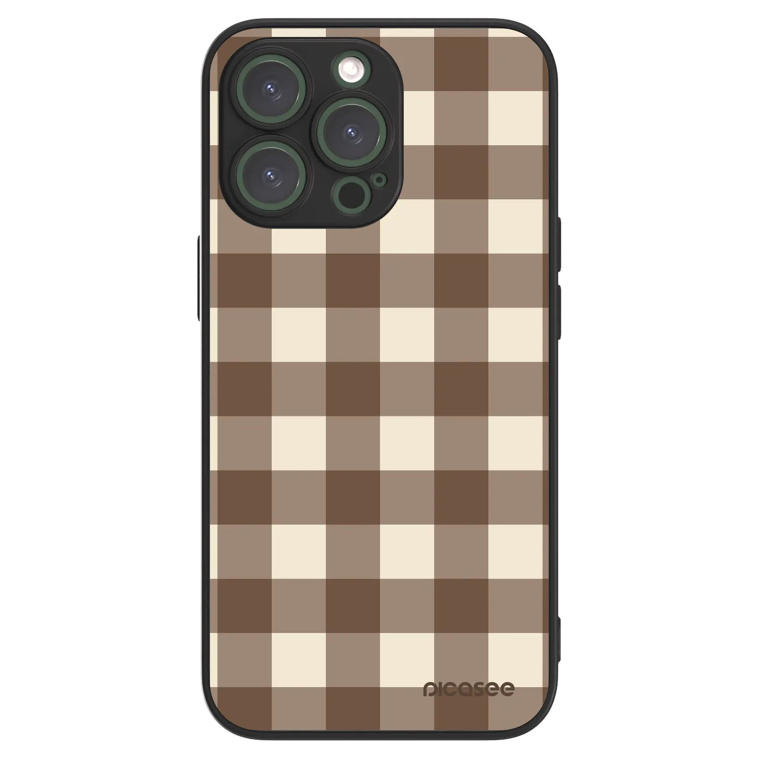 Picasee ULTIMATE CASE MagSafe za Apple iPhone 13 Pro - Brown grid