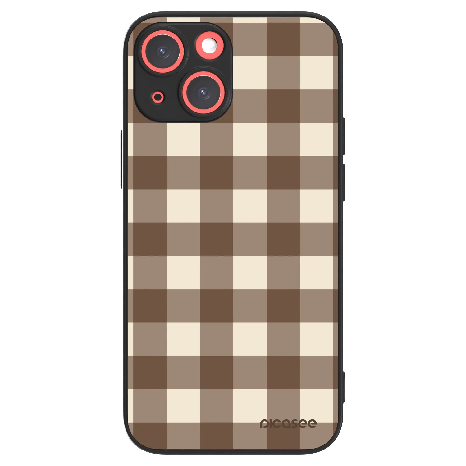 Picasee ULTIMATE CASE MagSafe za Apple iPhone 13 mini - Brown grid