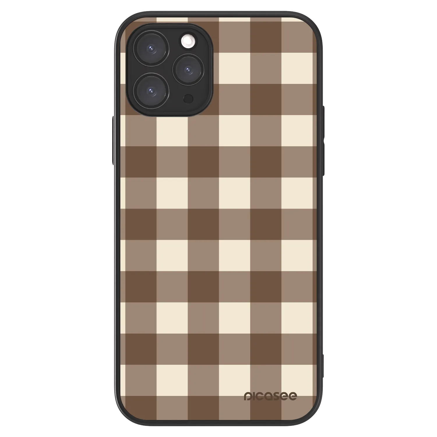 Picasee ULTIMATE CASE MagSafe za Apple iPhone 11 Pro - Brown grid